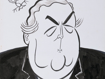 Caricature of Robert Menzies.